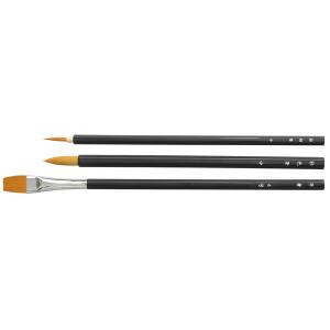 ARTEC アーテック ナイロン六角黒軸デザイン筆 3本組 美術・画材・書道 24048 -お取り寄せ品- 1016-4521718240480-ds｜applied-net
