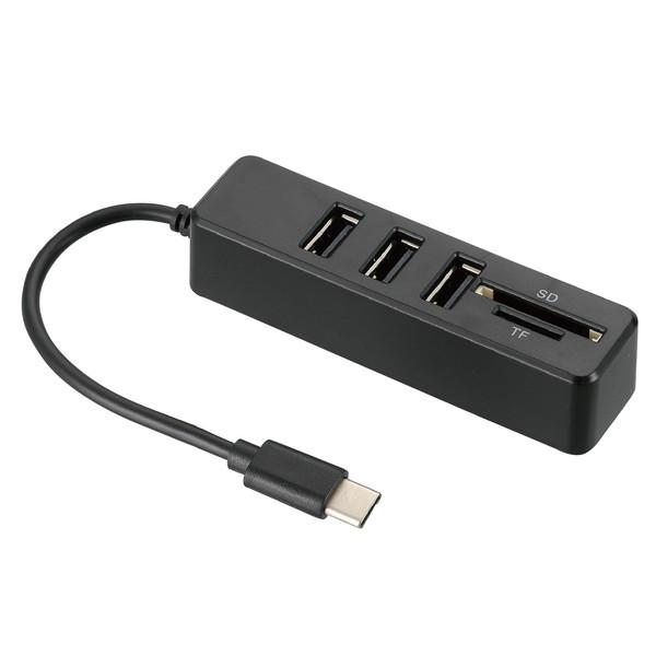 ARTEC アーテック USB TypeCハブ(カードリーダー付) ＵＳＢ ＴｙｐｅＣハブ（カードリ...