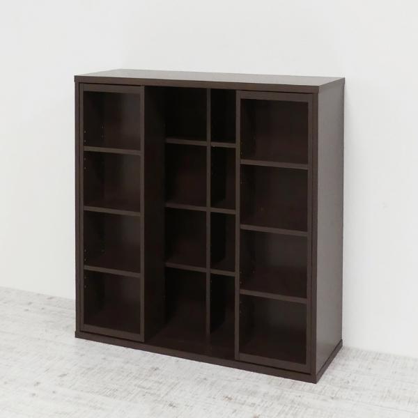 クロシオ 深型スライドシェルフダークブラウン 25217 【代引・日時指定・キャンセル不可・北海道沖...