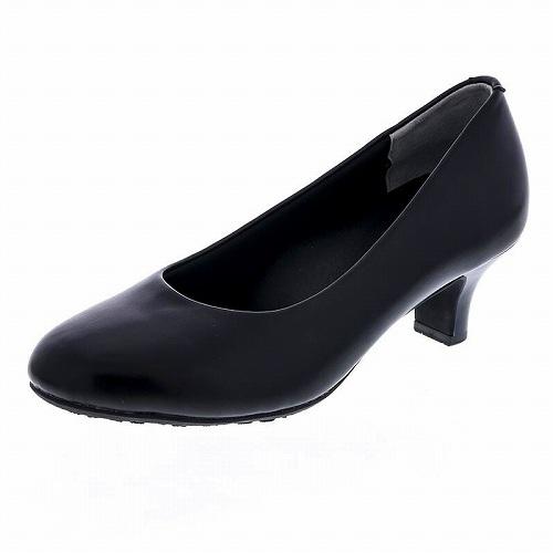 アシックス商事 Lady woker(レディワーカー) 5cmヒール ラウンドトゥ プレーンパンプス...