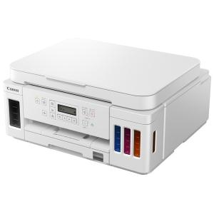 プリンタ CANON キヤノン G6030WH ホワイトA4 インクジェットプリンター 複合機 コピー機 スキャナ 多機能 コストパフォーマンス [G6030WH] 6501-4549292167429