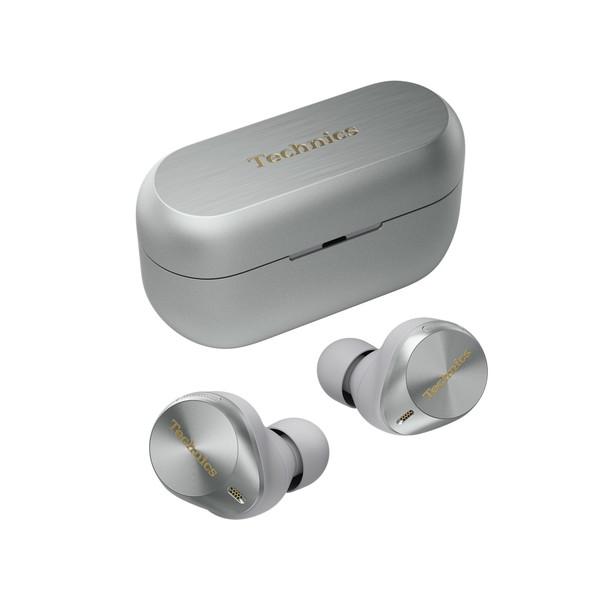 完全ワイヤレスイヤホン パナソニック Technics EAH-AZ80-S シルバー カナル型 ノ...