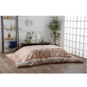 イケヒコ こたつ布団 長方形 インド綿 綿100％ ピンク 約190×240cm 幾何柄 ピンク 5193129  -お取り寄せ品-｜applied-net