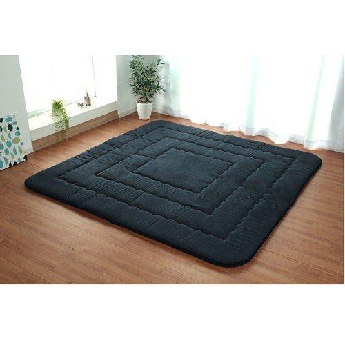 イケヒコ こたつ布団 長方形大 撥水ラグ ふっくらタイプ ネイビー 約190×240cm 無地 ネイ...