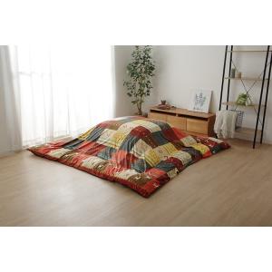 イケヒコ こたつカバー 長方形 カバー ギャッベ柄 ノルディック レッド 約215×255cm ギャ...