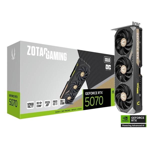 グラフィックボード ZOTAC GAMING GeForce RTX 5070 SOLID OC Z...
