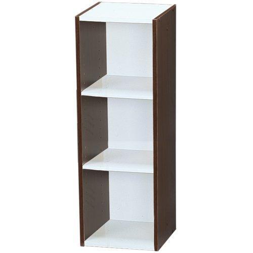 アイリスオーヤマ スペースユニット UB-9035 ウォールナットブラウン/オフホワイト 0501-...