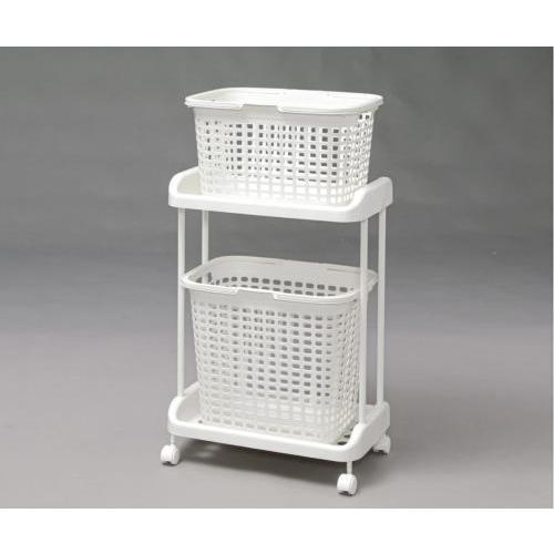 アイリスオーヤマ バスケットラック３点セット BTR-3S ホワイト 0501-4905009752...