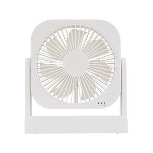 トップランド どこでもFAN　コンパクトタイプ ホワイト SF-DF15 WT ホワイト 羽根径12...