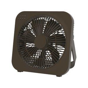 トップランド どこでもFAN DCボックスタイプ ブラウン SF-DFB10 BR ブラウン 羽根径...