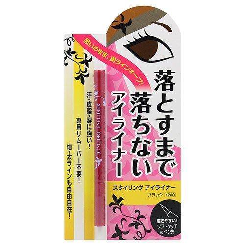 スタイリングアイライナー 落とすまで落ちないアイライナー 汗・皮脂・涙に強い クレンジングで簡単メイ...