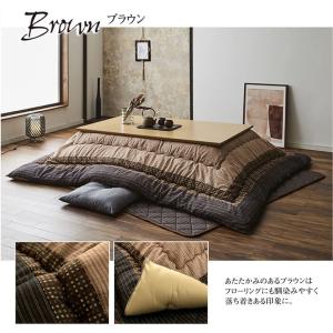 イケヒコ しじら こたつ厚掛け布団単品 「ゆかり」 ブラウン 約205×285cm 和風 ブラウン 5100159  -お取り寄せ品-｜applied-net