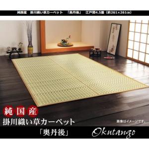 イケヒコ 純国産 掛川織 い草カーペット 「奥丹後」 ベージュ 江戸間4.5畳(約261×261cm) シンプル ベージュ 4412904  -お取り寄せ品-｜applied-net