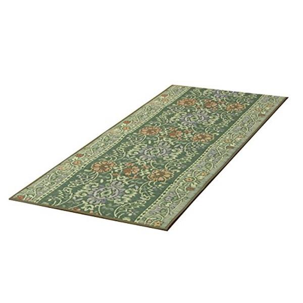 イケヒコ 純国産 い草廊下敷き マット 「Fビビアン」 グリーン 約80×340cm(裏:ウレタン)...