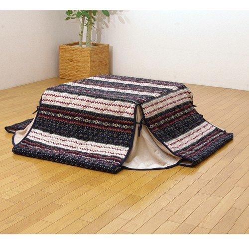 イケヒコ ゆったりーな 省スペースこ たつ薄掛け布団単品 「ノーデル省S」 ネイビー 約280×32...