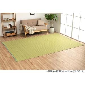 イケヒコ 洗える PPカーペット アウトドア ペット グリーン 江戸間6畳(約261×352cm) シンプル グリーン 2102206  -お取り寄せ品-｜applied-net