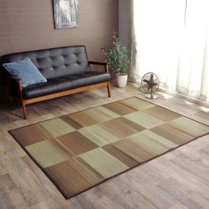 イケヒコ い草ラグ おしゃれ コンパクト シンプル カーペット 「DXモーセ」 ブラウン 約135×180cｍ シンプル ブラウン 8186960  -お取り寄せ品-｜applied-net