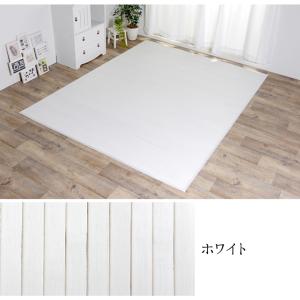 イケヒコ ラグ カーペット 竹 シンプル 丈夫 ダイニング用 ホワイト 約85×130cm シンプル ホワイト 9625889  -お取り寄せ品-｜applied-net