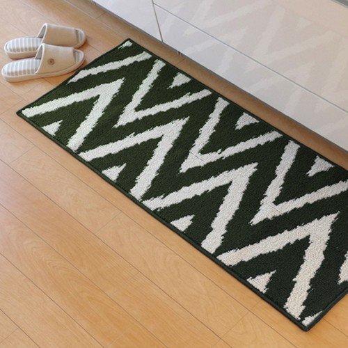 イケヒコ キッチンマット 「ベイク」 グリーン 約45×252cm 北欧 グリーン 2047439 ...