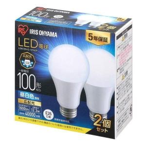 アイリスオーヤマ LED電球 E26 広配光2P昼白色100形（1600ｌm） LDA12N-G-10T62P - 0501-4967576408233-ds -お取り寄せ品-｜applied-net