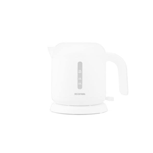 アイリスオーヤマ 電気ケトル ベーシックタイプ IKEB-800-W ホワイト 0501-49675...