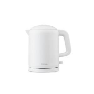 アイリスオーヤマ 電気ケトル 転倒湯漏れ防止機能付き IKET-800-W ホワイト 0501-4967576456579-ds -お取り寄せ品-｜applied-net