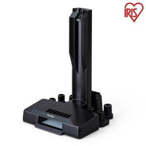 アイリスオーヤマ 充電式サイクロンスティッククリーナー 別売スタンド CSTP12 ブラック 0501-4967576493550-ds -お取り寄せ品-｜applied-net