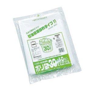 【セット販売】【10個セット】福助 業務用ゴミ袋 ３０Ｌ ＬＤ２５−３０ （１０枚入） 【メーカー直送のため代引・日時指定不可】｜applied-net