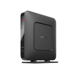 無線LANルーター Wi-Fiルーター BUFFALO バッファロー WSR-1800AX4S-BK AirStation ブラック WiFi6 Wi-Fi6対応 6501-4981254058664