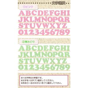 フェルトアルファベット・数字ワッペン 大 ・ ...の詳細画像1