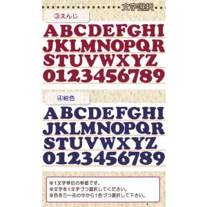 フェルトアルファベット・数字ワッペン 大 ・ ...の詳細画像2