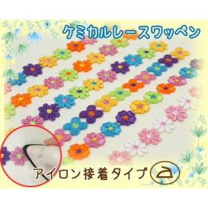 連続モチーフ ケミカルレース ・ 花 フラワーモチーフ