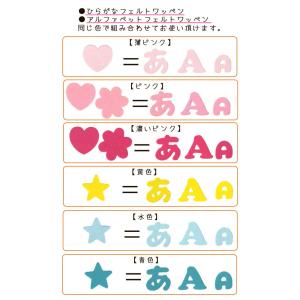フェルトワッペン Lサイズ ・ フエルト 型抜...の詳細画像3