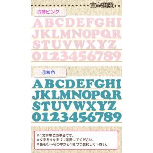 フェルトアルファベット・数字ワッペン 大 ・ ...の詳細画像2