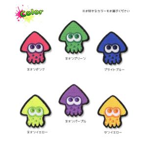 スプラトゥーン2 イカした刺繍シールワッペン ...の詳細画像1