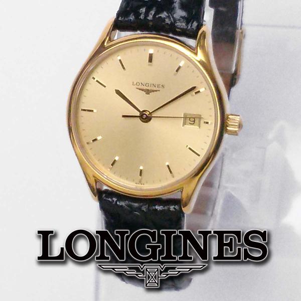 稼働【超美品】ロンジン LONGINES 時計 L4.259.2 レディース QZ GP 3針 純正...