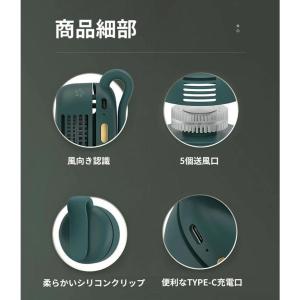 扇風機 クリップファン 扇風機 羽なし ミニ扇...の詳細画像2