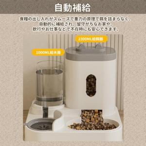 給餌器 給水器 ペット 自動的 猫用 多頭飼い...の詳細画像4
