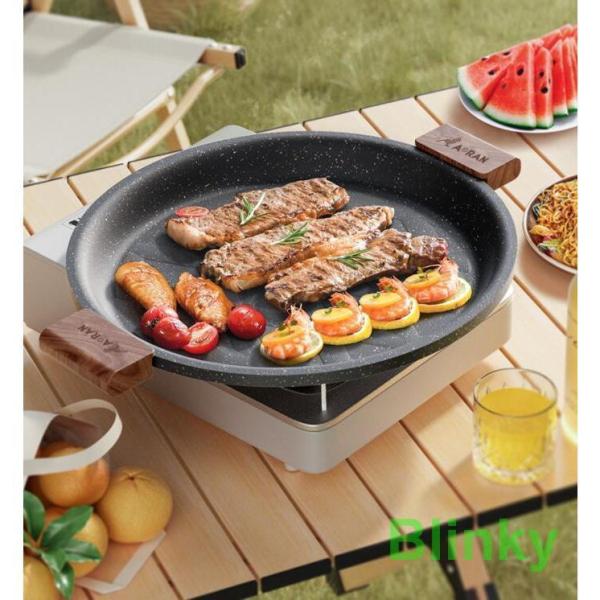 ソリッド グリルパン 焼き肉プレート 直火 マルチグリドル グリル プレート 焼肉プレート ホームキ...