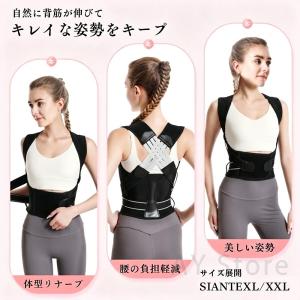 姿勢ロック 姿勢矯正ベルト 猫背矯正ベルト 姿...の詳細画像1
