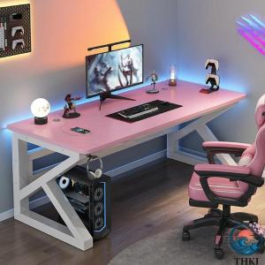 ゲーミングデスク 2人用 パソコンテーブル 炭...の詳細画像1