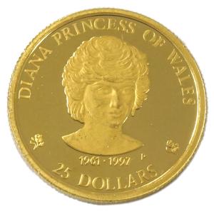 中古AB/使用感小】 24金 メイプルリーフ 金貨 1/4オンス 1/4oz