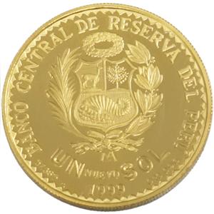 中古SA/極美品 貨幣 ペルー コイン 199...の詳細画像1