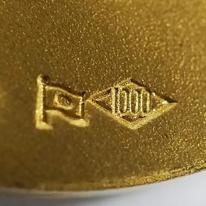 中古AB/使用感小 メダル 純金 豊臣秀吉 純...の詳細画像2