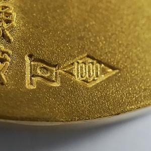 中古AB/使用感小 メダル 純金 織田信長 純...の詳細画像2