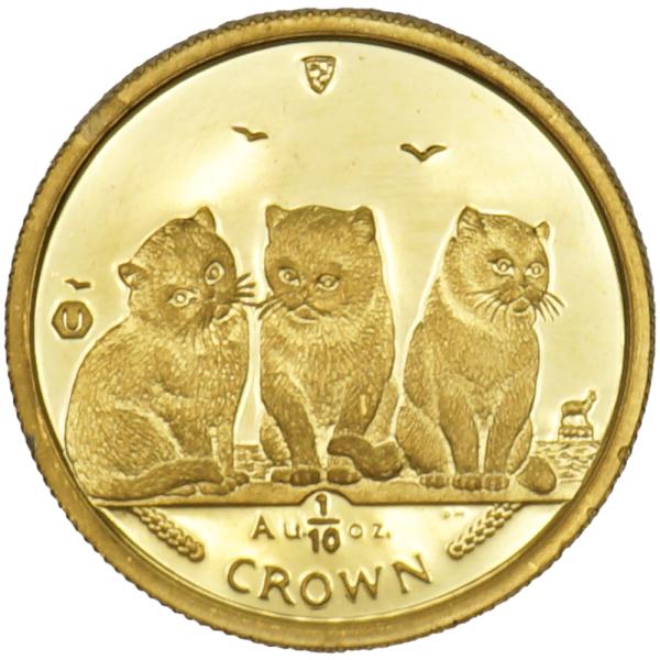 中古AB/使用感小 貨幣 マン島 キャットコイン 2006年 エキゾチックショートヘア キャット 1...