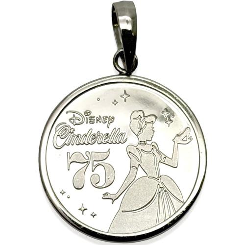 ディズニーコイン シンデレラ 75周年記念 1/10オンス  1/10oz  純プラチナ ペンダント...