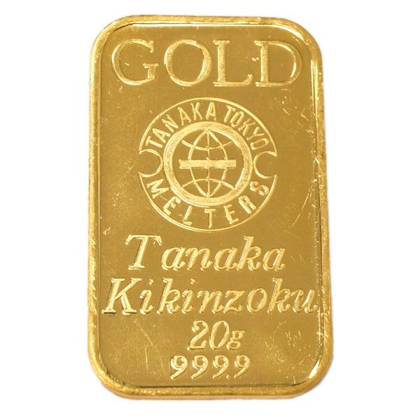 純金 インゴット 24金 20g 田中貴金属  流通品 K24 延べ棒 ゴールド バー