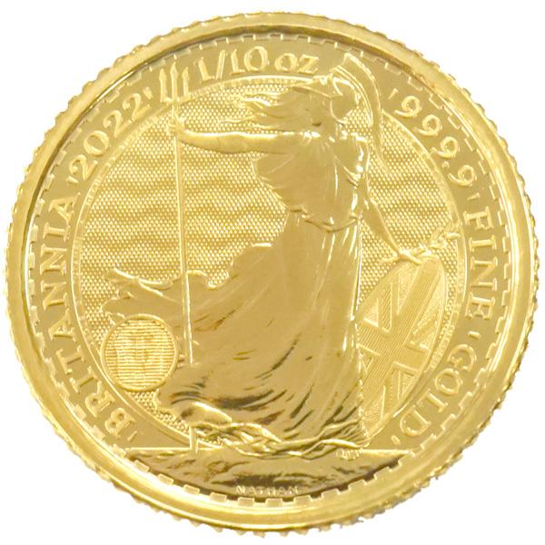 【中古SA/極美品】ブリタニアコイン 純金コイン 1/10オンス 1/10oz ランダムイヤー ロイ...