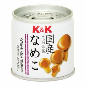 国分 K&K 国産 なめこ 水煮 80g ×6 メーカー直送｜aprice